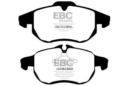 Picture of EBC 03 Saab 9 - 3 2.0 Turbo (Arc) Ultimax2 Front Brake Pads