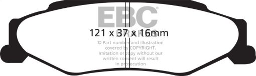 Picture of EBC 03 - 04 Cadillac XLR 4.6 Bluestuff Rear Brake Pads