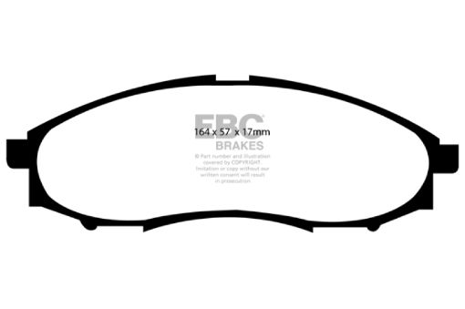 Picture of EBC 03 - 04 Nissan Frontier 3.3 2WD Greenstuff Front Brake Pads