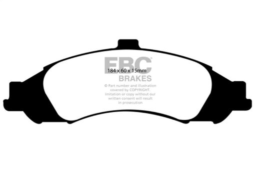 Picture of EBC 03 - 04 Pontiac GTO 5.7 (Solid Rear Rotors) Bluestuff Front Brake Pads