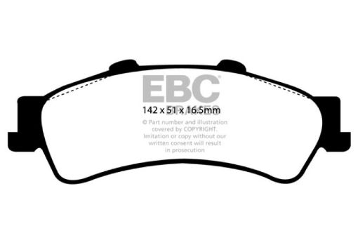 Picture of EBC 03 - 05 Chevrolet Astro Van 2WD Extra Duty Rear Brake Pads