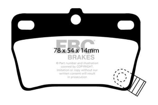 Picture of EBC 03 - 05 Toyota RAV 4 2.4 Greenstuff Rear Brake Pads