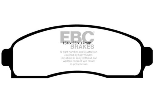 Picture of EBC 03 - 06 Chevrolet Equinox 3.4 Ultimax2 Front Brake Pads