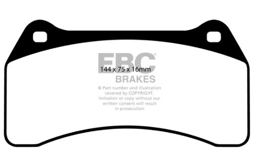 Picture of EBC 03 - 06 Jaguar XJR 4.2 Supercharged Redstuff Front Brake Pads