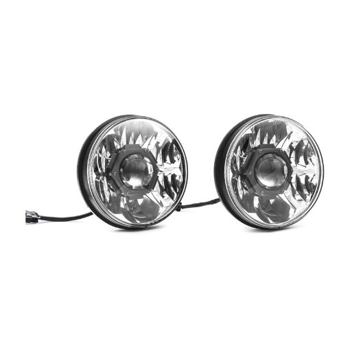 Picture of KC HiLiTES 18 - 20 Jeep JLJT 7in. Gravity LED Pro DOT Approved Replac. Headlight (Pair Pack Sys)