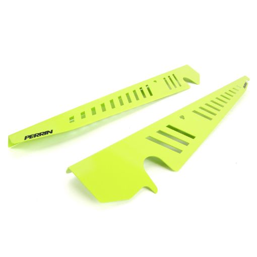 Picture of Perrin 2015 Subaru WRXSTI Fender Shroud Set - Neon Yellow