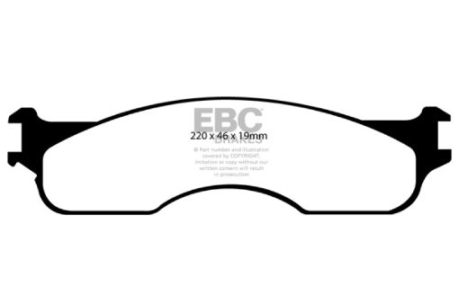 Picture of EBC 04 Dodge Ram SRT - 10 8.3 Greenstuff Front Brake Pads
