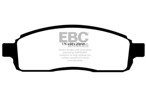 Picture of EBC 04 Ford F150 4.2 (2WD) 6 Lug Ultimax2 Front Brake Pads