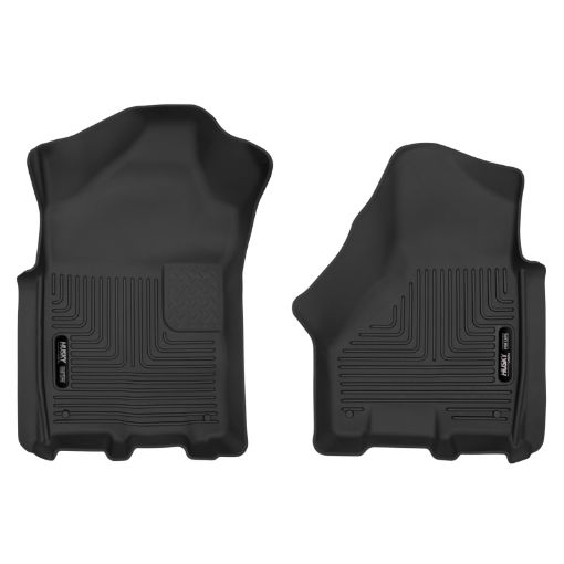 Picture of Husky Liners 19 - 22 Dodge Ram 25003500 CCEC X - Act Contour Black Front Floor Liners