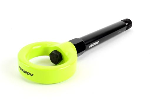 Picture of Perrin 10th Gen Civic SIType - RHatchback Tow Hook Kit (Rear) - Neon Yellow
