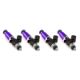 Picture of Injector Dynamics 2600 - XDS Injectors - 60mm Length - 14mm Top - 14mm Lower O - Ring (Set of 4)