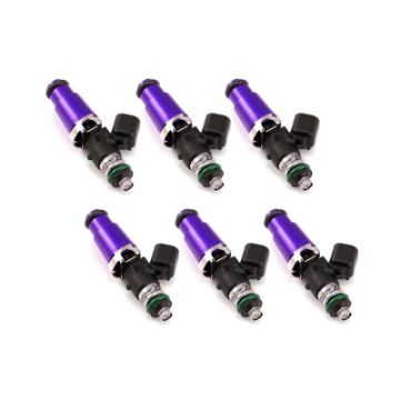 Picture of Injector Dynamics 2600 - XDS Injectors - 60mm Length - 14mm Top - 14mm Lower O - Ring (Set of 6)
