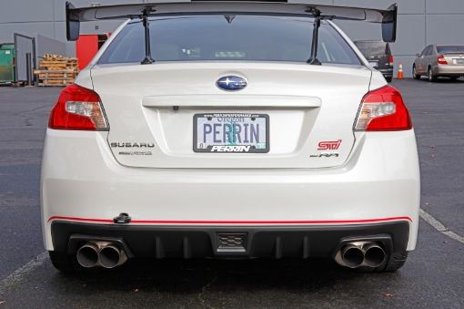 Picture of Perrin 15 - 19 Subaru WRXSTI Tow Hook Kit (Rear) - Black