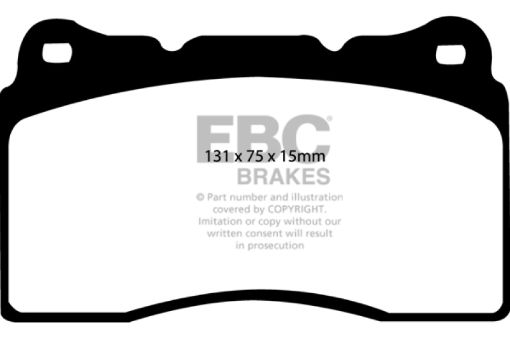 Picture of EBC 04 - 05 Cadillac CTS - V 5.7 Ultimax2 Front Brake Pads