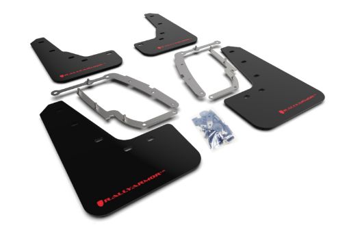 Picture of Rally Armor 17 - 23 Tesla Model 3 Black UR Mud Flap wRed Logo