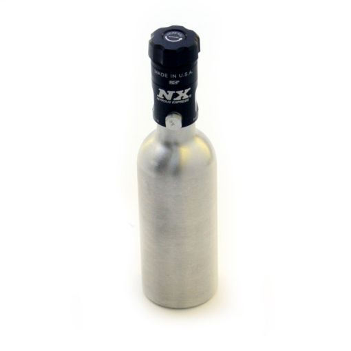 Picture of Nitrous Express 3.5oz Mini - Bottle wMotorcycle Valve (2 Dia x 7.33 Tall)