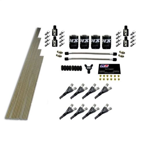 Picture of Nitrous Express 8 Cyl Shark Nozzle Intake Plumbing Kit (Incl Hardware)