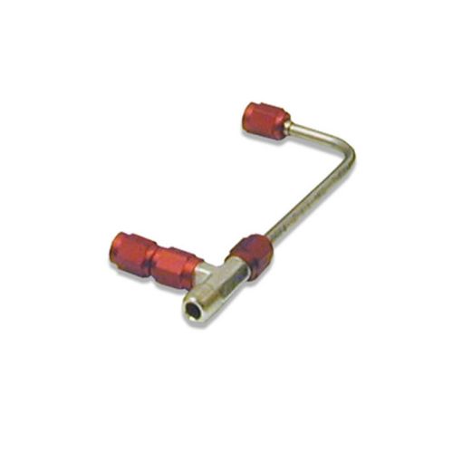 Picture of Nitrous Express 4500 Gemini SS Solenoid to Plate Connectors (New Style) - Red