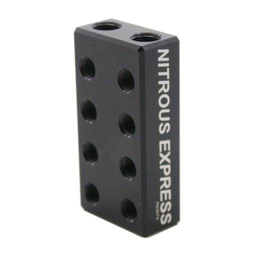 Picture of Nitrous Express 2 Inlet 16 Outlet NitrousFuel Distribution Block