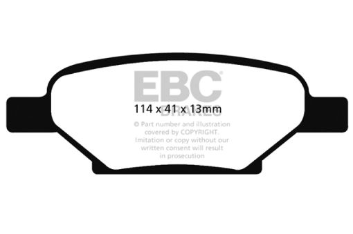 Picture of EBC 04 - 06 Chevrolet Cobalt 2.0 Supercharged Ultimax2 Rear Brake Pads
