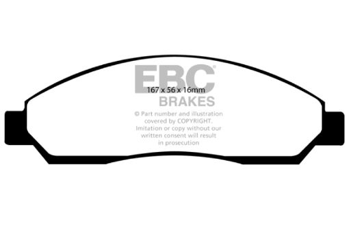 Picture of EBC 04 - 06 Chevrolet Colorado 2.8 Greenstuff Front Brake Pads