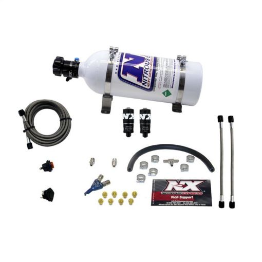 Picture of Nitrous Express Hitman EFI Single Nozzle Piranha Nitrous Kit (35 - 75HP) w5lb Bottle