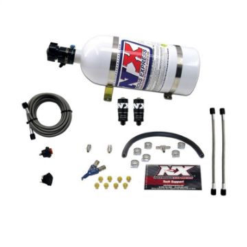 Picture of Nitrous Express Hitman EFI Single Nozzle Piranha Nitrous Kit (35 - 75HP) w10lb Bottle