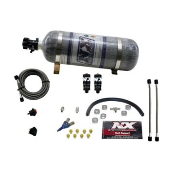 Picture of Nitrous Express Hitman EFI Single Nozzle Piranha Nitrous Kit (35 - 75HP) wComposite Bottle