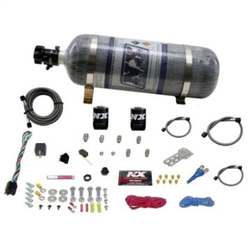 Picture of Nitrous Express Shark SHO 400 HP Single Nozzle Nitrous Kit wComposite Bottle