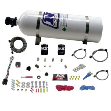 Picture of Nitrous Express Ford EFI Race Single Nozzle Nitrous Kit (100 - 250HP) w15lb Bottle