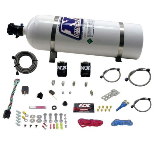 Picture of Nitrous Express Ford EFI Race Single Nozzle Nitrous Kit (100 - 250HP) w15lb Bottle
