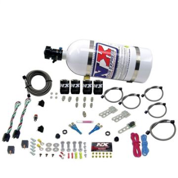 Picture of Nitrous Express Ford EFI Dual Stage Nitrous Kit (50 - 150HP x 2) w10lb Bottle
