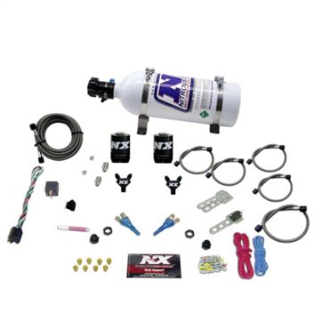 Picture of Nitrous Express GM EFI Dual Nozzle Nitrous Kit (100 - 300HP) w5lb Bottle