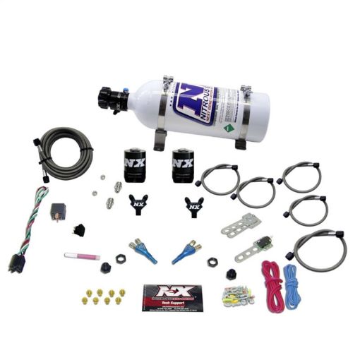 Picture of Nitrous Express GM EFI Dual Nozzle Nitrous Kit (100 - 300HP) w5lb Bottle