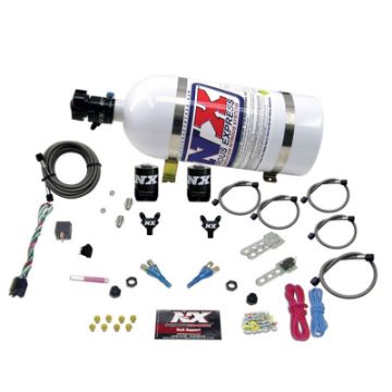 Picture of Nitrous Express GM EFI Dual Nozzle Nitrous Kit (100 - 300HP) w10lb Bottle