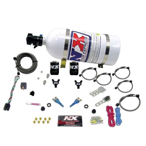 Picture of Nitrous Express GM EFI Dual Nozzle Nitrous Kit (100 - 300HP) w10lb Bottle