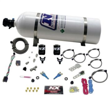 Picture of Nitrous Express GM TBI Nitrous Kit (50 - 125HP) w15lb Bottle
