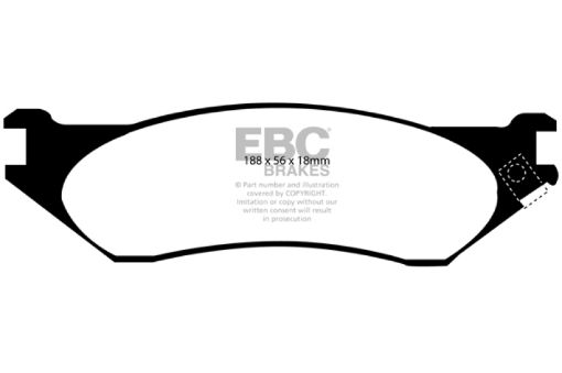 Picture of EBC 04 - 06 Dodge Durango 3.7 Greenstuff Front Brake Pads