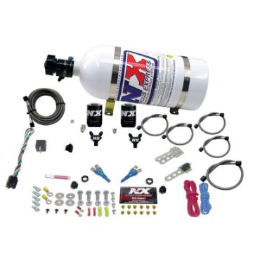 Picture of Nitrous Express 08 - 10 Dodge Viper EFI Dual Nozzle (100 - 300HP) w10lb Bottle