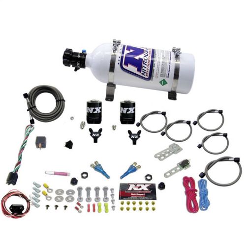 Picture of Nitrous Express 03 - 18 Nissan 350Z370Z Dual Nozzle (35 - 150HP) w5lb Bottle Bottle