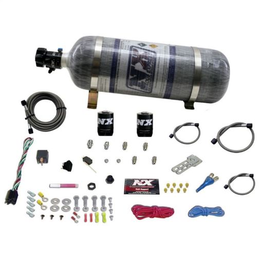 Picture of Nitrous Express Universal Single Nozzle Nitrous Kit for EFI wComposite Bottle