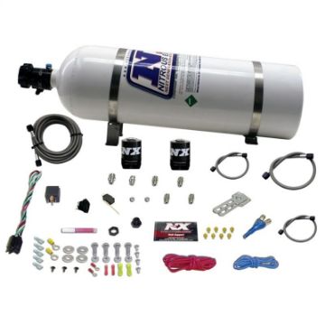 Picture of Nitrous Express Universal Nitrous Kit for EFI (All Single Nozzle Application) w15lb Bottle