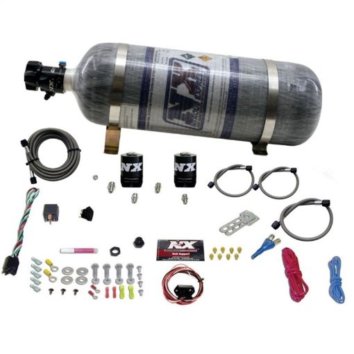 Picture of Nitrous Express Universal Fly By Wire Single Nozzle Nitrous Kit w12lb Composite (Incl TPS Switch)