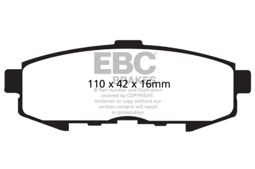 Picture of EBC 04 - 06 Mazda MPV 3.0 Ultimax2 Rear Brake Pads