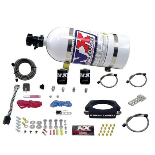Picture of Nitrous Express GM LS 90mm Nitrous Plate Kit (50 - 400HP) w10lb Bottle