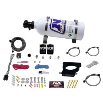 Picture of Nitrous Express GM LS 78mm 3 - Bolt Nitrous Plate Kit (50 - 350HP) w5lb Bottle