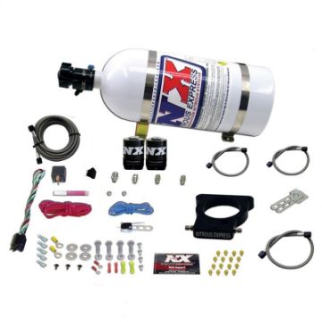 Picture of Nitrous Express GM LS 78mm 3 - Bolt Nitrous Plate Kit (50 - 350HP) w10lb Bottle