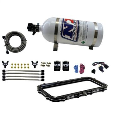 Picture of Nitrous Express Holley High Ram Plenum Nitrous Plate Kit w15lb Bottle