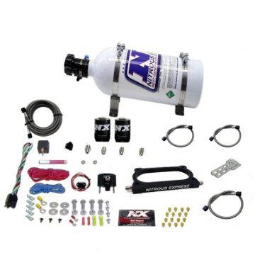 Picture of Nitrous Express 07 - 14 Ford Mustang GT500 Nitrous Plate Kit (50 - 250HP) w5lb Bottle