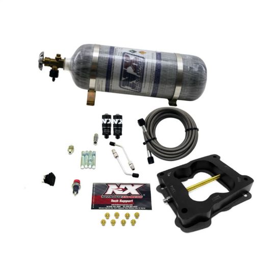 Picture of Nitrous Express Q - JetHolley Spread Bore Hitman Nitrous Kit (100 - 150 - 200HP) wComposite Bottle